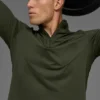Conquer 1/4 Zip Reform Langarmshirt – Green Olive