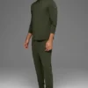 Conquer 1/4 Zip Reform Langarmshirt – Green Olive