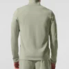 Conquer 1/4 Zip Reform Langarmshirt – Limestone