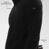 Conquer 1/4 Zip Reform Langarmshirt – Schwarz
