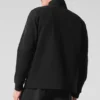 Conquer Max Mock Neck Full Zip – Schwarz