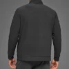Conquer Max Pullover mit Stehkragen und durchgehendem Reißverschluss – Anthrazit