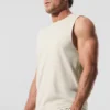 Conquer Muscle Tank – Bone