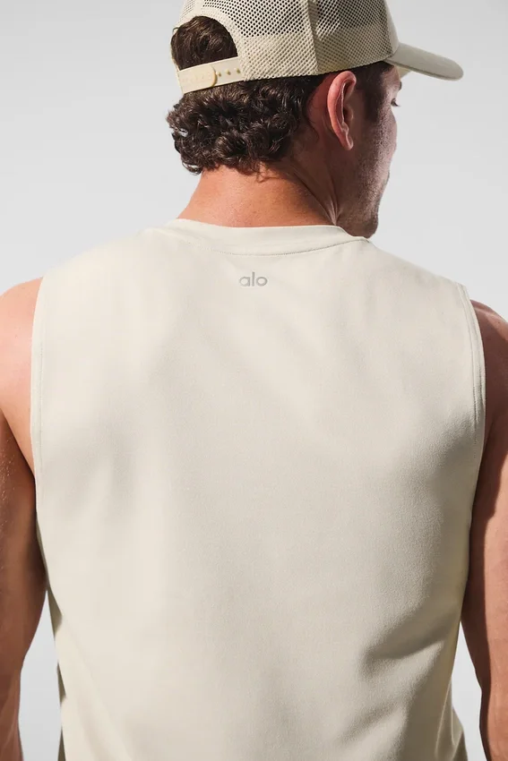 Conquer Muscle Tank – Bone
