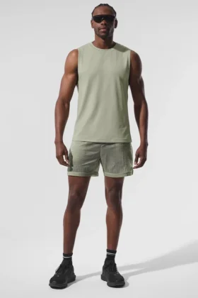 Conquer Muscle Tank – Limestone