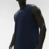 Conquer Muscle Tank – Marineblau