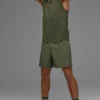 Conquer Muscle Tank – Olivgrün
