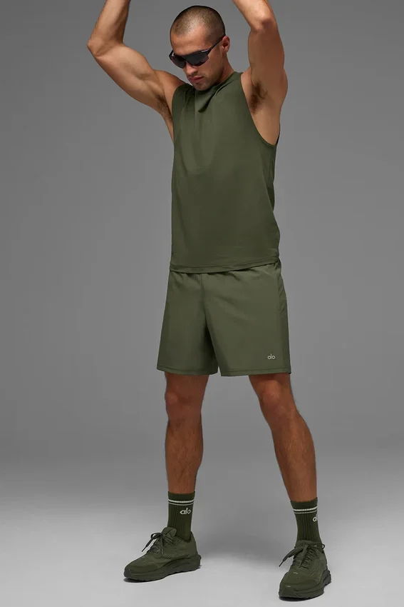 Conquer Muscle Tank – Olivgrün