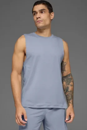 Conquer Muscle Tank – Winter Frost