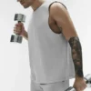 Conquer Muscle Top – Athletic Heather Grey