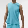 Conquer Muscle Top – Blue Breeze