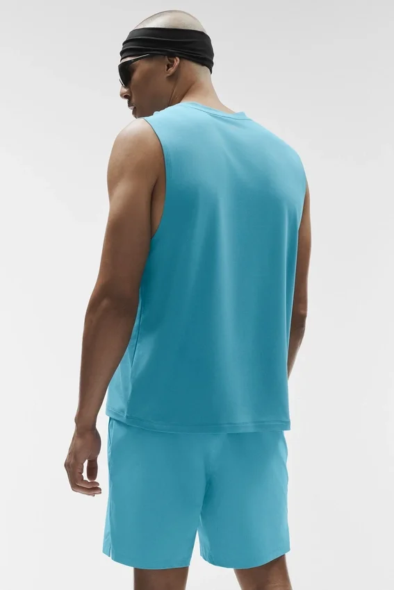 Conquer Muscle Top – Blue Breeze