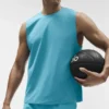 Conquer Muscle Top – Blue Breeze