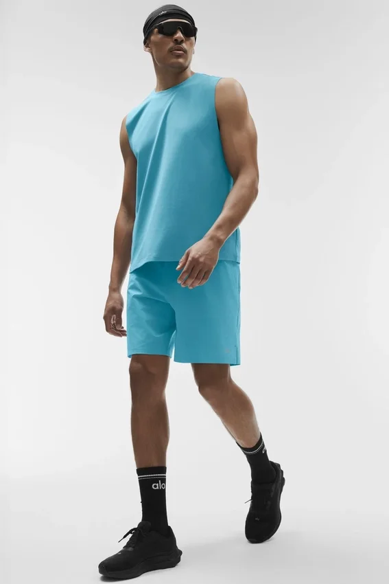 Conquer Muscle Top – Blue Breeze