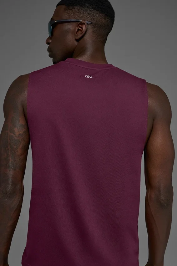 Conquer Muscle Top – Burgundy