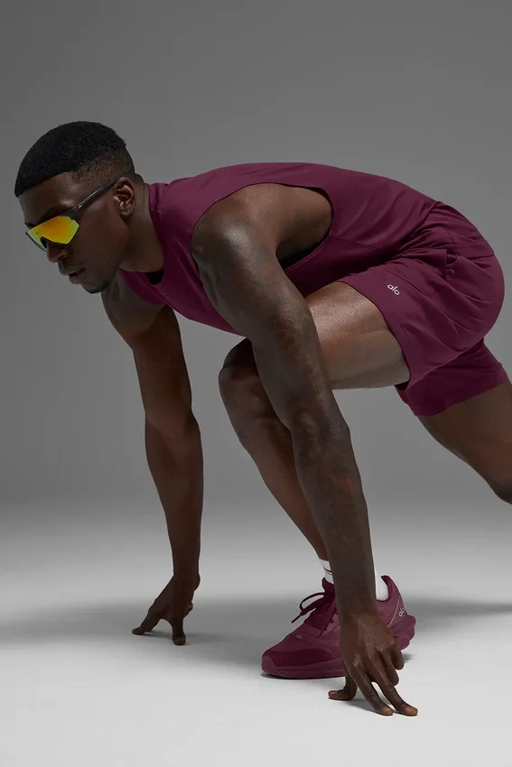 Conquer Muscle Top – Burgundy