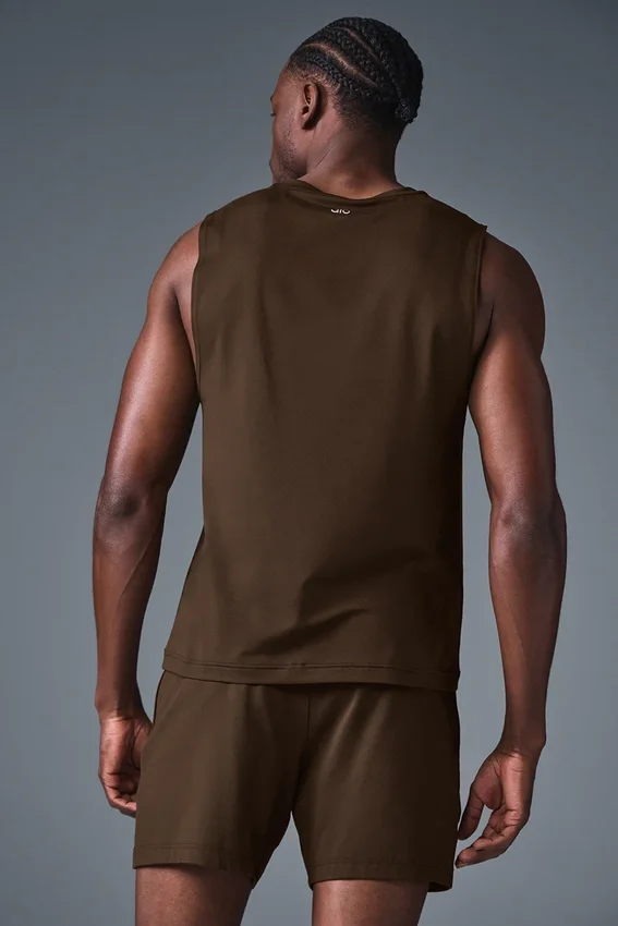 Conquer Muscle Top – Espresso