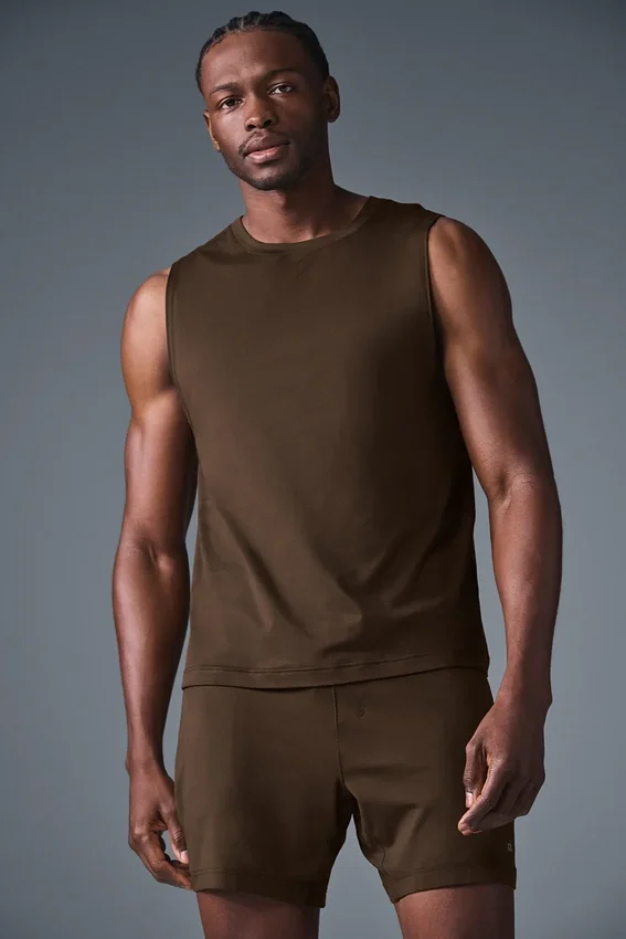 Conquer Muscle Top – Espresso