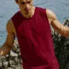 Conquer Muscle Top – Garnet