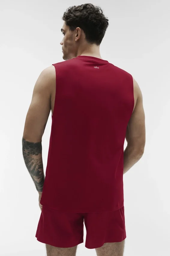 Conquer Muscle Top – Garnet