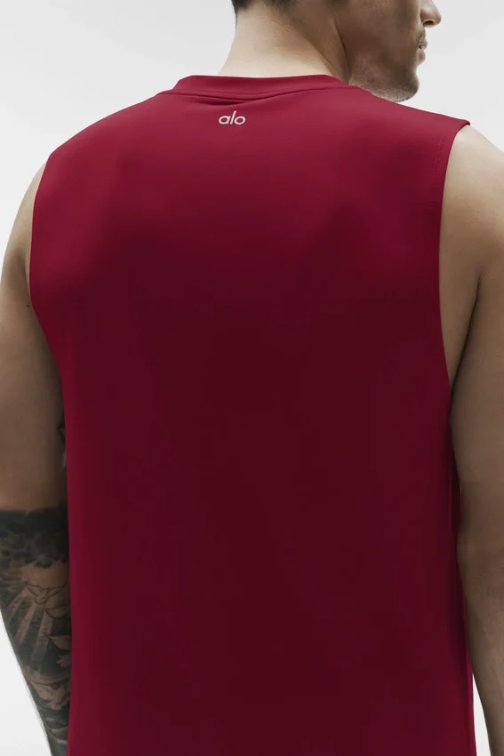 Conquer Muscle Top – Garnet