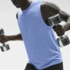 Conquer Muscle Top – Provence Blue Heather