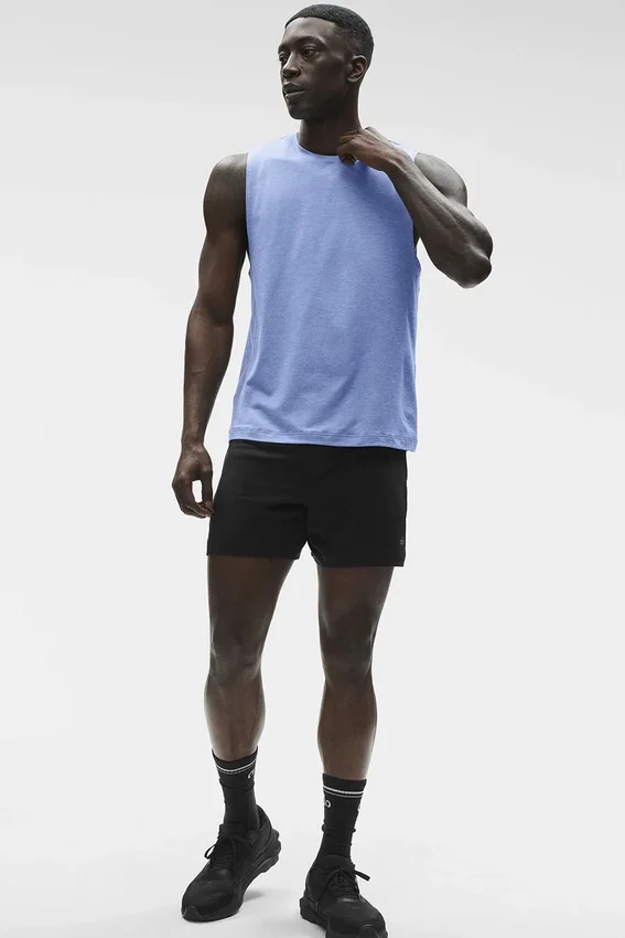 Conquer Muscle Top – Provence Blue Heather