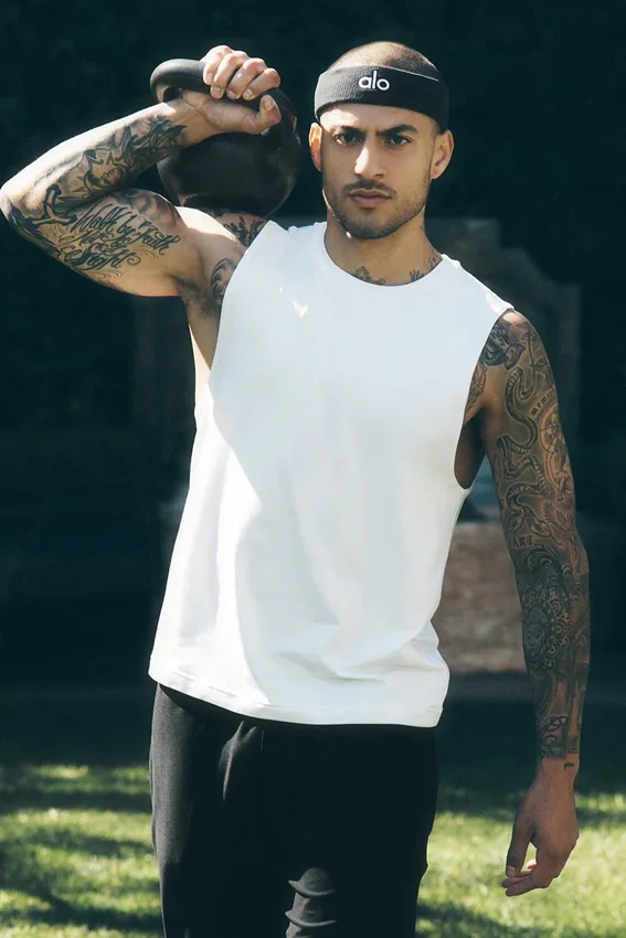 Conquer Muscle Top – Weiß