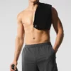 Conquer React 2-in-1 Performance-Shorts – Anthrazit/Schwarz