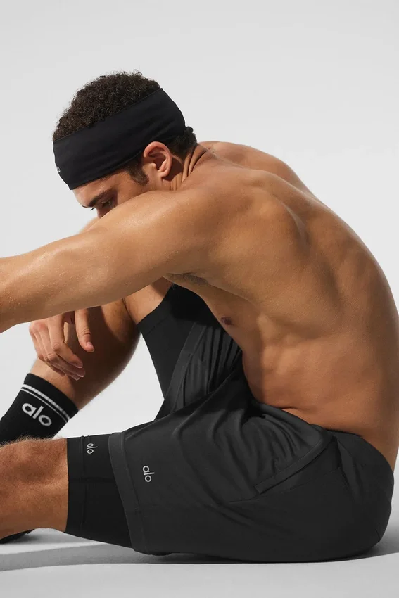 Conquer React 2-in-1 Performance-Shorts – Anthrazit/Schwarz