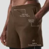 Conquer React 2-in-1 Performance-Shorts – Espresso/Schwarz