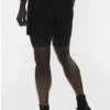 Conquer React 2-in-1 Performance-Shorts – Schwarz/Schwarz