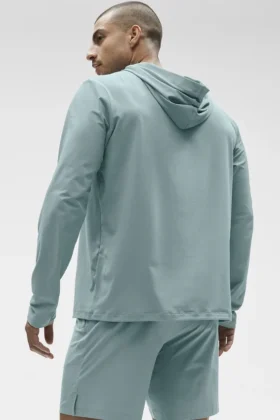 Conquer Reform Langarmshirt mit Kapuze – Desert Sage
