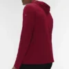 Conquer Reform Langarmshirt mit Kapuze – Garnet