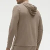 Conquer Reform Langarmshirt mit Kapuze – Gravel