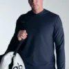 Conquer Reform Langarmshirt mit Kapuze – Navy