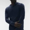 Conquer Reform Langarmshirt mit Kapuze – Navy