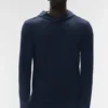 Conquer Reform Langarmshirt mit Kapuze – Navy