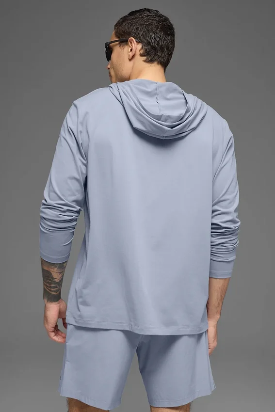 Conquer Reform Langarmshirt mit Kapuze – Winter Frost