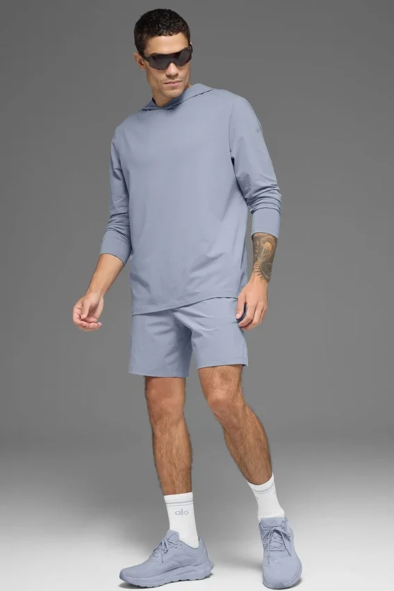 Conquer Reform Langarmshirt mit Kapuze – Winter Frost