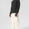 Conquer Reform Langarmshirt mit Stehkragen – Schwarz