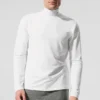 Conquer Reform Langarmshirt mit Stehkragen – Weiß