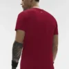 Conquer Reform Rundhals-Kurzarmshirt – Garnet