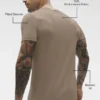 Conquer Reform Rundhals-Kurzarmshirt – Gravel