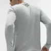 Conquer Reform Rundhals-Langarmshirt – Athletic Heather Grey