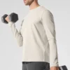 Conquer Reform Rundhals-Langarmshirt – Bone