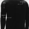 Conquer Reform Rundhals-Langarmshirt – Schwarz