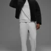 Cord-Stage-Puffer – Schwarz