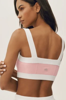 Cotton Cashmere Capri Dream BH – Sonnengetränktes Rosa/Weiß