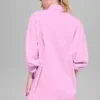 Cotton Real Deal Langarmshirt mit Knöpfen – Candy Heart Pink